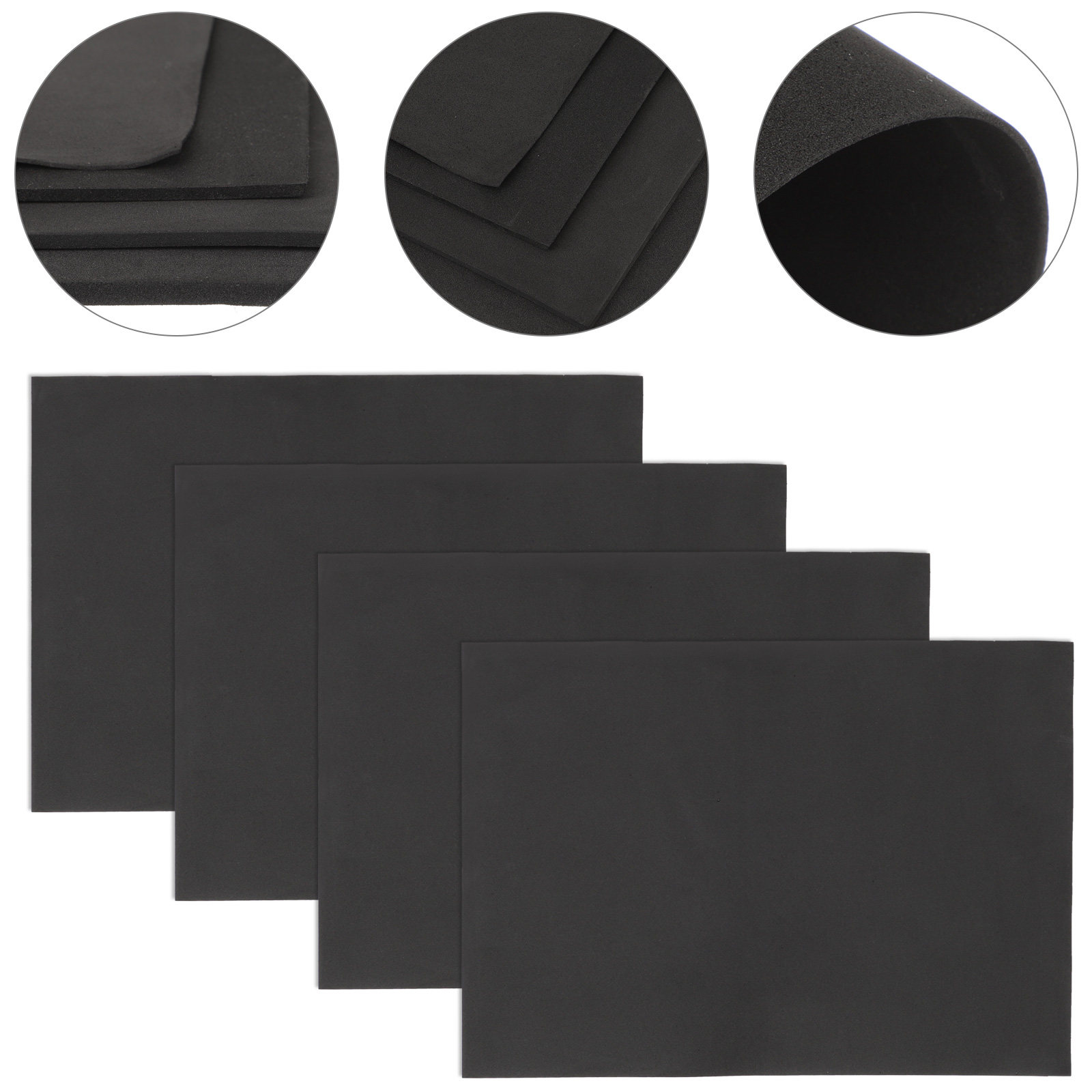 Cosplay Prop Foam Board - แผ่นโฟมอีวา 4 ชิ้น วัสดุงานฝีมือ DIY อุปกรณ์คอสเพลย์ทำมือ