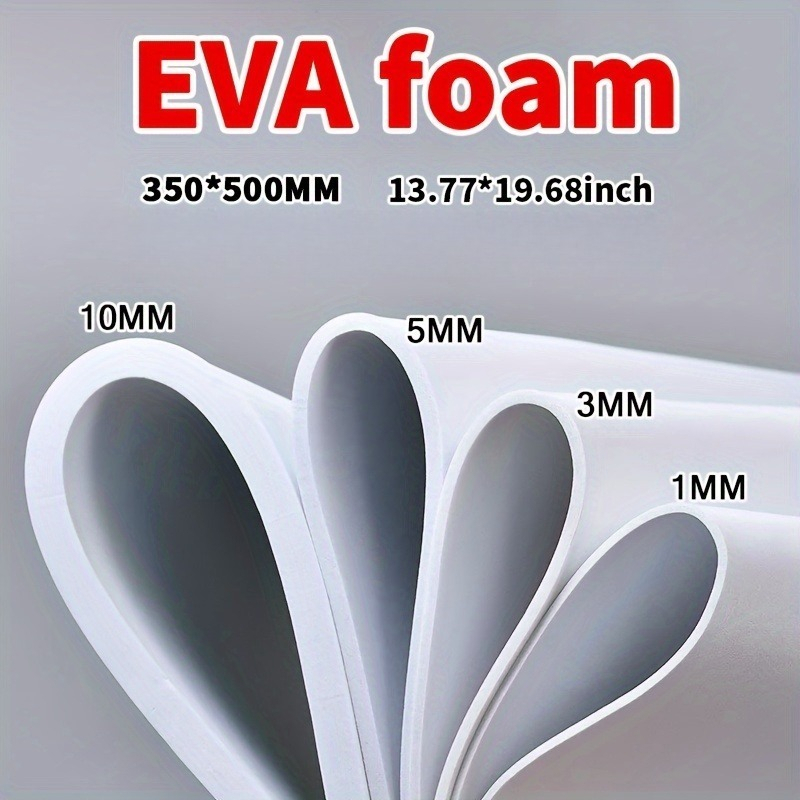 Cosplay Prop Foam Board - แผ่นโฟม EVA ขนาด 14x19 นิ้ว หนา