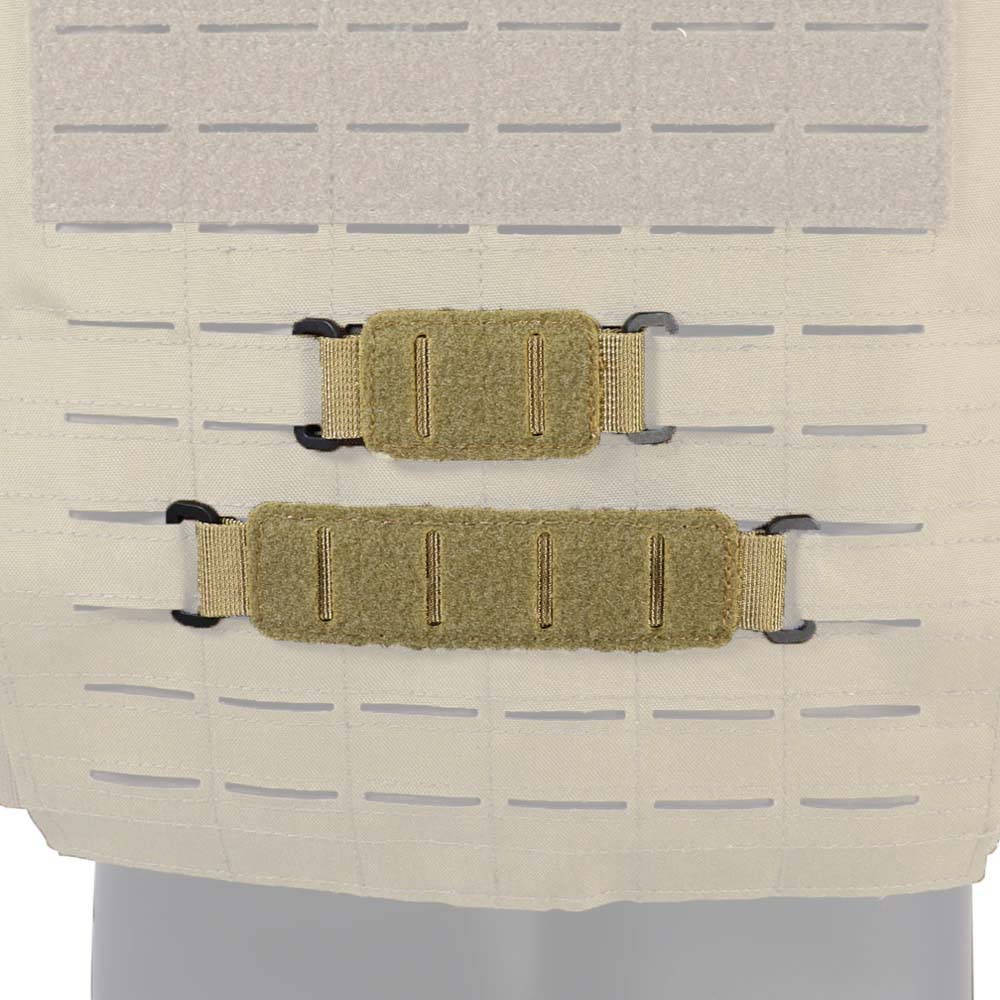 Velcro Hook Loop - แผ่นแปะติดแบบ MOLLE พร้อมแถบเวลโครสำหรับเสื้อกั๊ก/กระเป๋าเป้