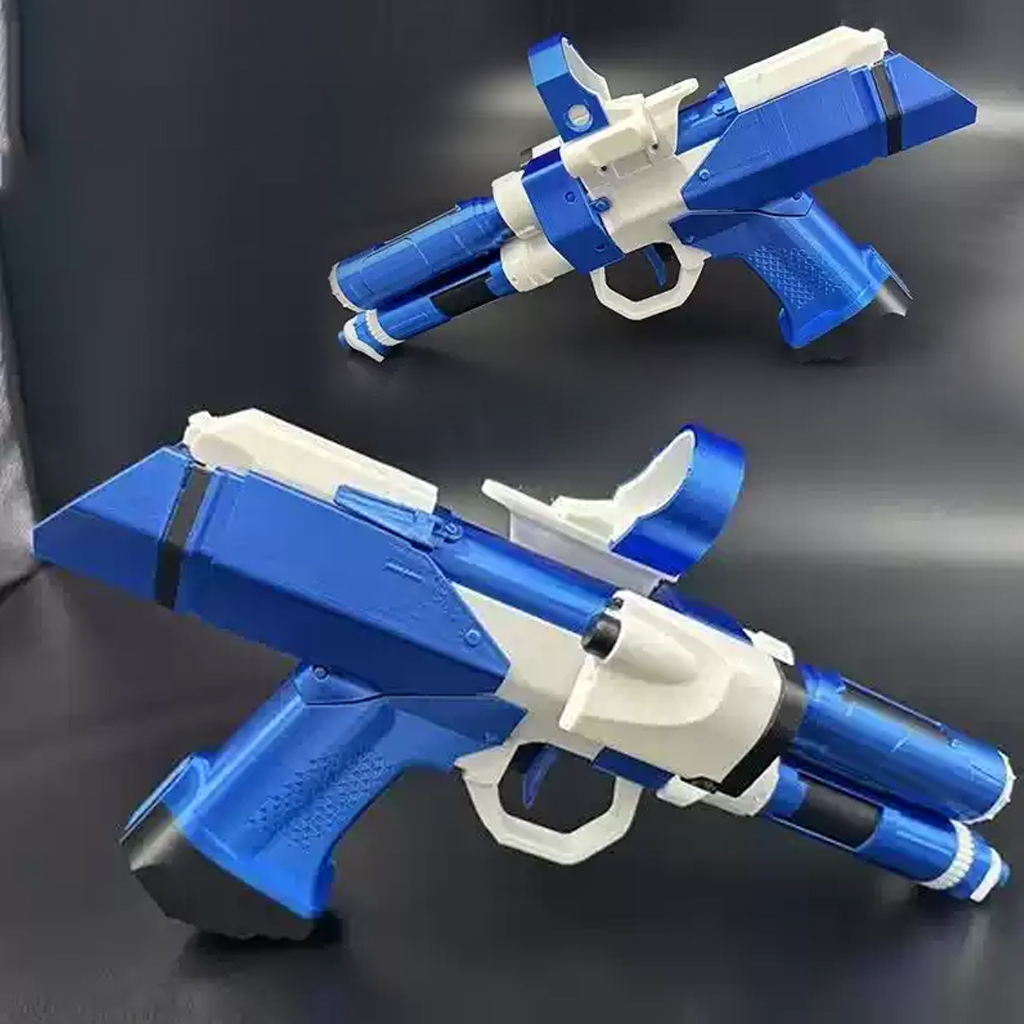 Cosplay Prop Blueprints - ปืนฮอร์โมนสีน้ำเงิน Delta Action Feng Yi แบบพิมพ์