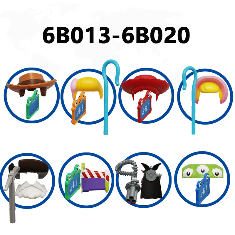 Cosplay Prop Building - สินค้ามาใหม่ 6B013-6B020 TP1060 ตัวต่อขนาดเล็ก ของเล่นเสริมพัฒนาการ ของขวัญคริสต์มาส