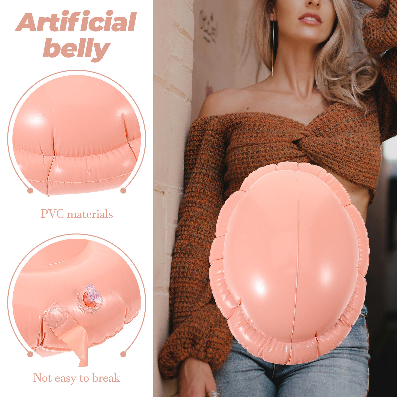 อุปกรณ์เสริมท้องคนท้องแบบเป่าล - Easy Cosplay Prop บทวิจารณ์และราคา