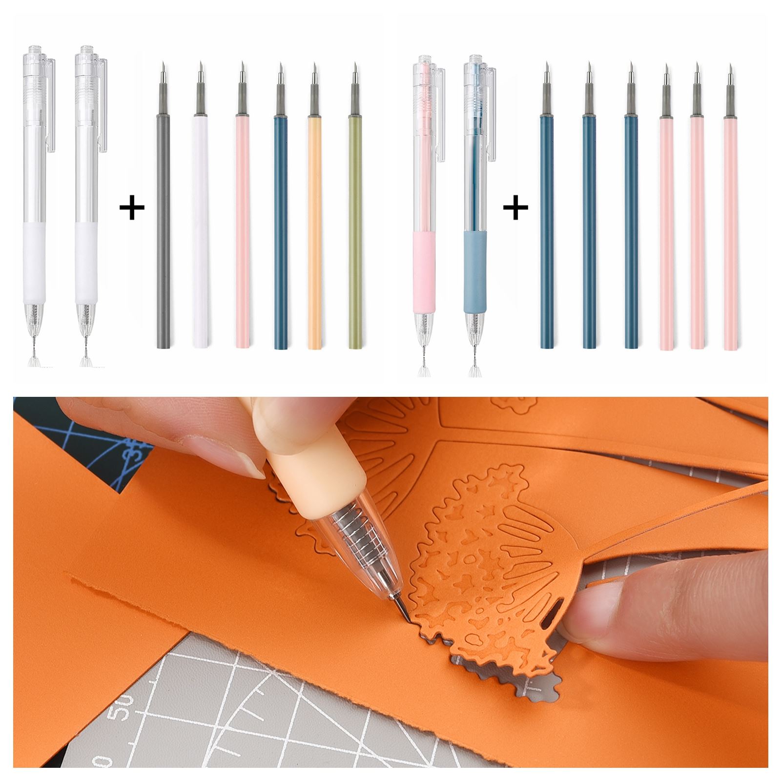 1/8ชิ้นมีดปากกายูทิลิตี้ศิลปะย - Craft Knife Set บทวิจารณ์และราคา
