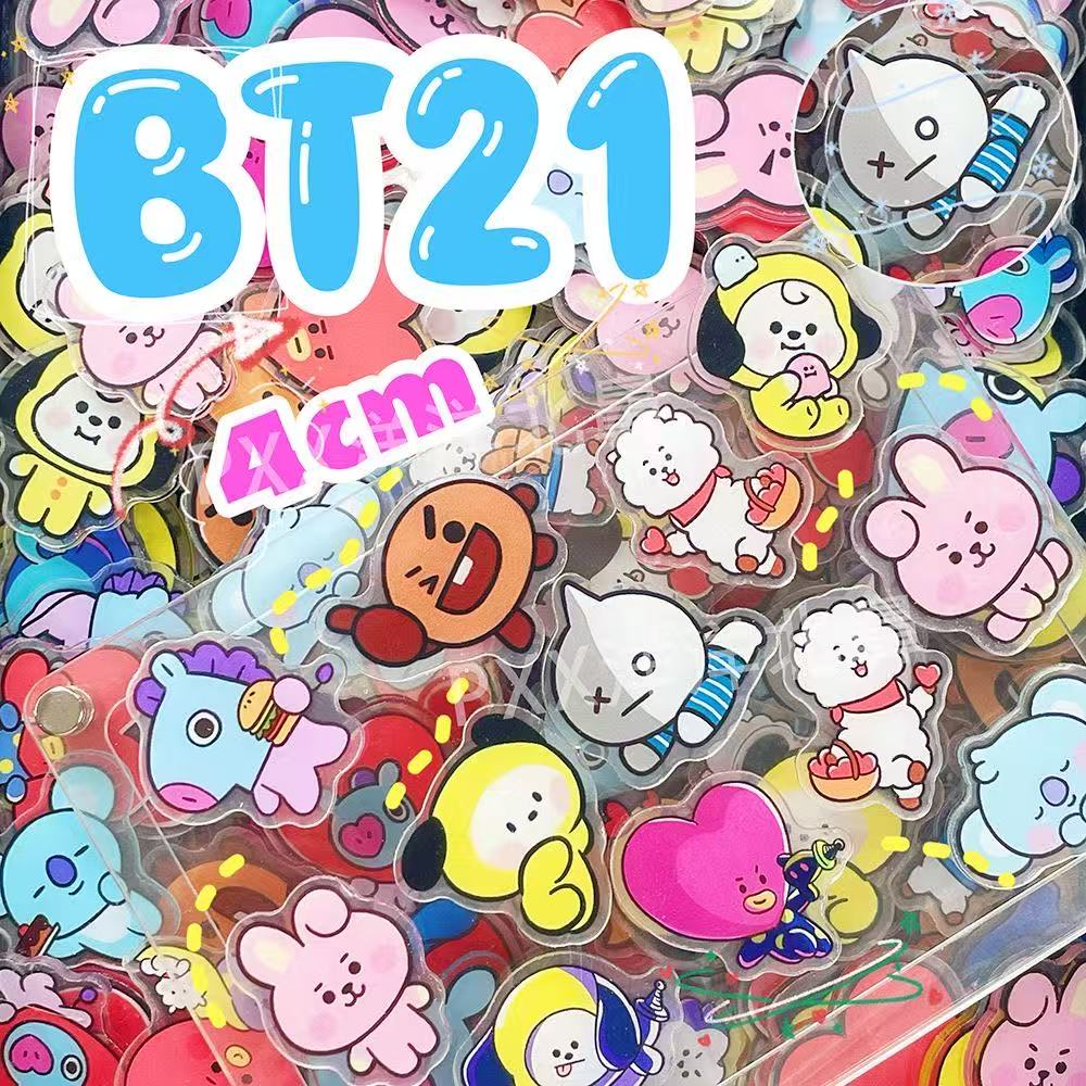 100 ชิ้น BT21 BTS แผ่นอะคริลิก - Cosplay Prop Diy บทวิจารณ์และราคา